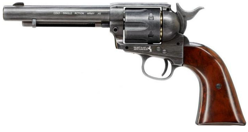 CO2 revolver Colt Single Action Army SAA .45 čierny