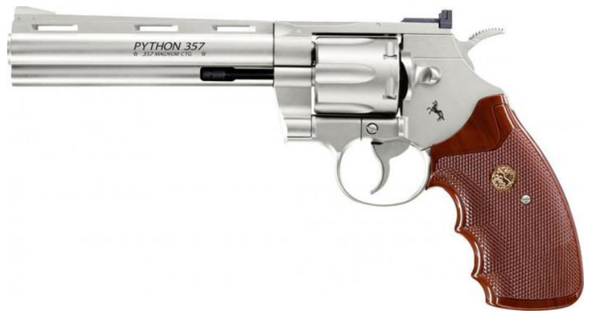 Revolver CO2 Colt Python .357 6" Full metal kal. 4,5mm Diabolo/BB