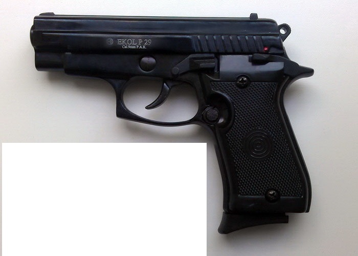 Plynová pištol Ekol P29 REV II čierna kal.9mm