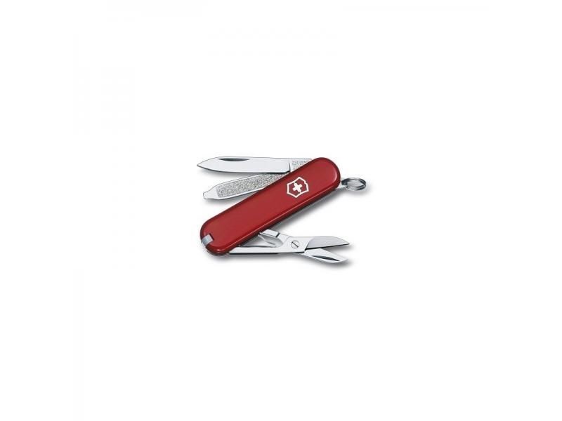 Vreckový nôž Victorinox Classic - 7 funkcií červený