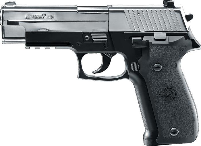 Pištoľ CO2 Hämmerli S26 bicolor, kal. 4,5mm diab./BB