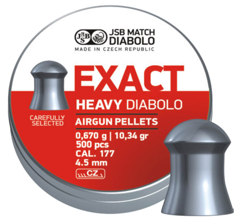 JSB Diabolo Exact Heavy kal.4.52mm; 500ks