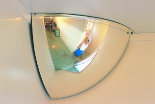 Zrkadlo parabolické, rohové 800/90°