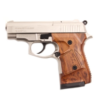 Atak Zoraki 914 nikel kal.9 mm, pažba drevo