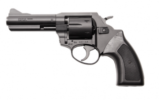 Plynový revolver Kora čierny, plast, kal.9mm R Knall