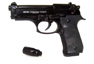 Plynová pištoľ Ekol Jackal dual Compact čierna, kal.9 mm - Knall - Full Auto