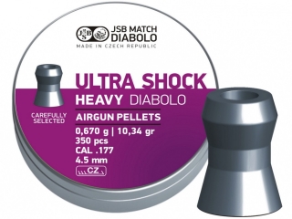 Diabolo JSB Ultra shock heavy, kal. 4,5 mm, 350 ks