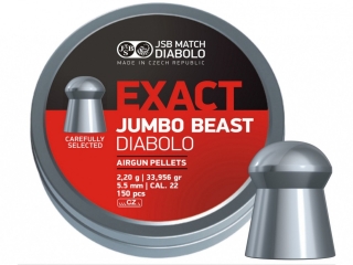 Diabolo JSB Exact Jumbo Beast 150ks kal.5,52mm