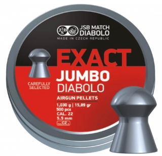 Diabolo JSB Exact Jumbo 500ks kal.5,51mm 