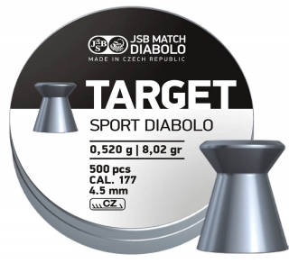 JSB Diabolo TARGET SPORT .177 kal.4,5mm; 500ks