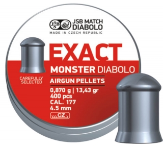 JSB Diabolo Exact Monster kal.4.52mm; 400 ks